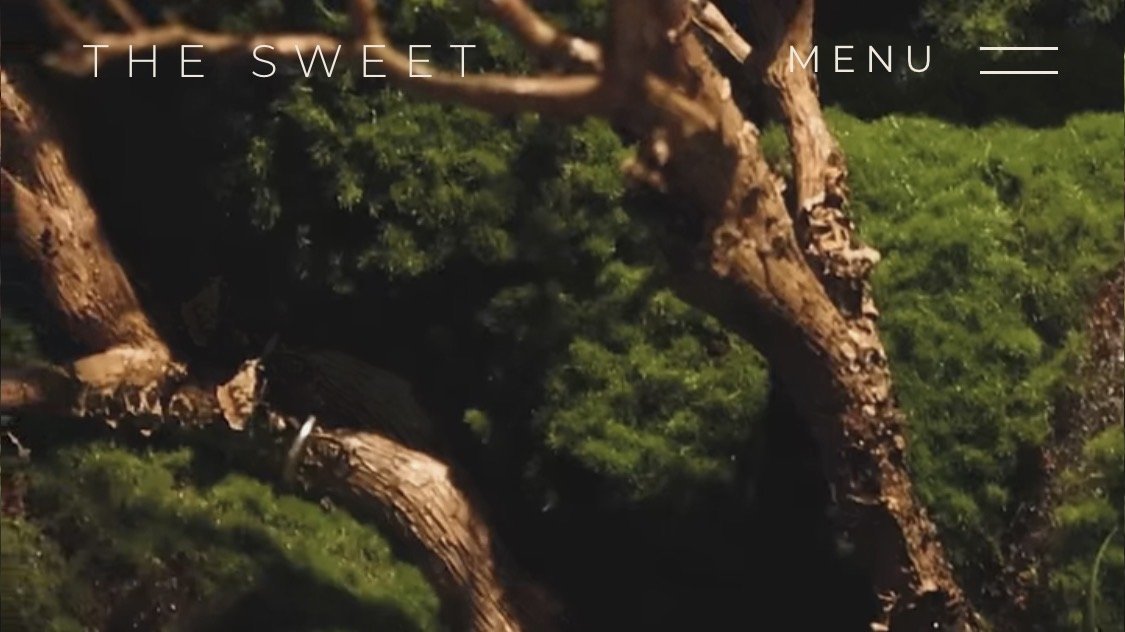 THE SWEET サイトスクリーンショット